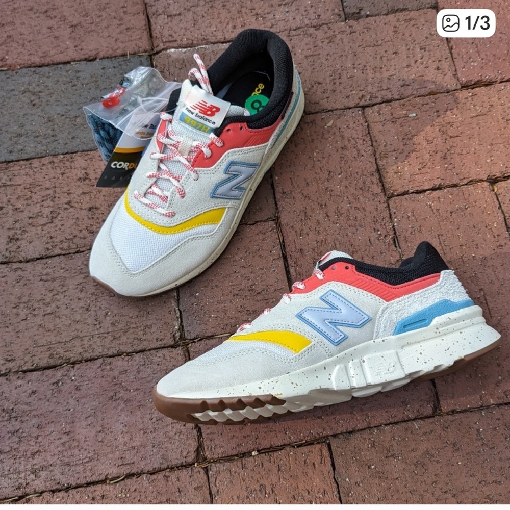 New Balance Black and White / Colors Classics Sneakers 8